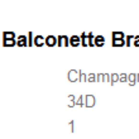 Victoria's Secret Black and Tan Bra - Picture 3 of 4